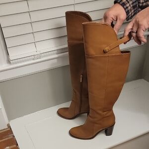 Louise et Cie Tan Over the Knee Boots